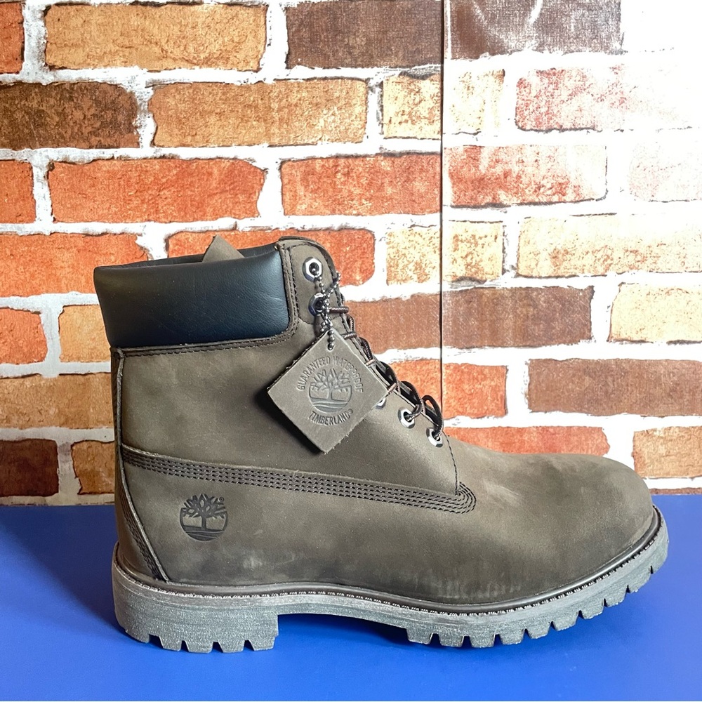 TIMBERLAND MEN’S PREMIUM WP BOOT MEDIUM BROWN NUBUCK